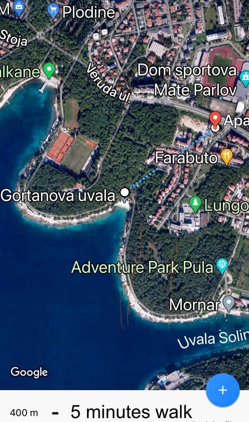 Pearl Apartment Pula Bagian luar foto